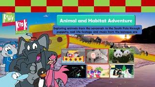 Krazy Krok Productions - Animal and Habitat Cruise Adventure 2021  Wildlife Footage with Puppets