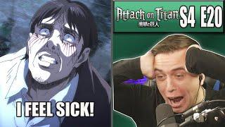 THE TRUTH ABOUT EREN IS UNREAL - Attack On Titan Season 4 Episode 20 - Rich Reaction