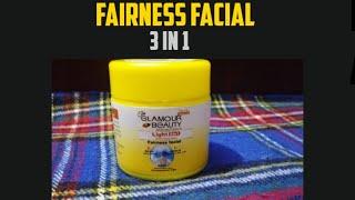 Fairness facial 3 in1 The glamour beauty  bloom by anam