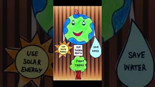 paper craft  Earth day craft ideas #shorts