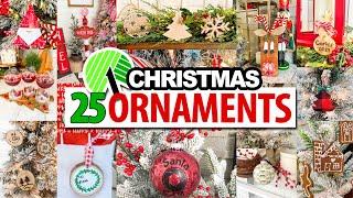 25 *BEST* DIY Christmas Ornaments EASY + Beginner Friendly Dollar Tree Christmas 2024