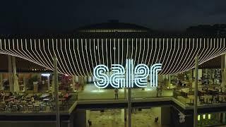 LED Linear drone video EL SALER Shopping center Valencia Spain