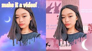 PICSART DRIPPING TUTORIAL motion portrait aesthetic background & intro  Philippines