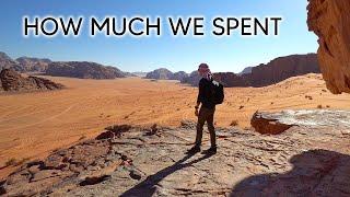How Much We Spent  One Day Tour in WADI RUM  Jordan