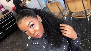 How To Lace Frontal Ponytail