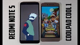 Snapdragon 636 vs 652 Speed test Comparison Xiaomi Redmi Note 5 vs CoolPad Cool 1