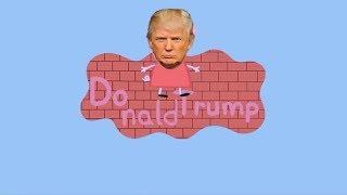 Peppa Pig Donald Trump  Build the wall