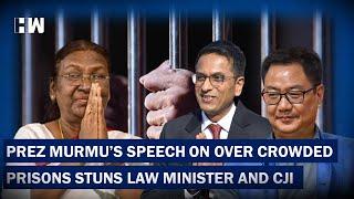 President Murmu Draws Attention To Overcrowded Prisons On Constitution Day  Justice DY Chandrachud