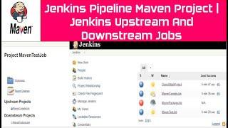 Jenkins Pipeline Maven Project Jenkins Upstream And Downstream Jobs