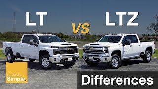 2024 Chevy Silverado 25003500HD LT vs LTZ  Differences Explained