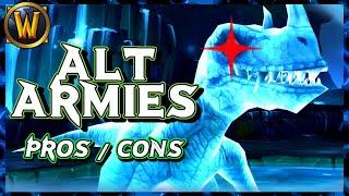 Pros & Cons of Alt Armies? 