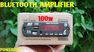 How To Make Bluetooth Amplifier  How To Make Bluetooth Amplifier At Home  Amplifier Kaise Banaye