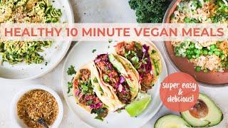 LAZY VEGAN RECIPES  balanced meals in 10 minutes