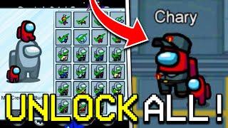 HOW TO UNLOCK EVERYTHING IN AMONG US GET FREE SKINS PETS & HATS IN AMONG US iOSANDROIDPC