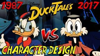 DuckTales Character Design Comparison old 1987 vs. new 2017
