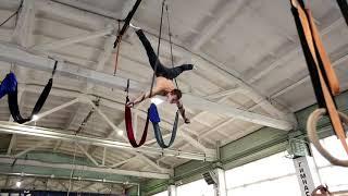 Vladimir Sadkov  Aerial straps - solo