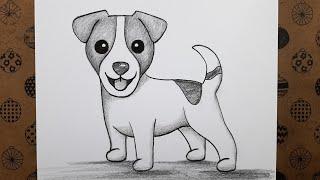 Çizime Yeni Başlayanlar İçin Adım Adım Ögretici Kolay Köpek Resmi Nasıl Çizilir