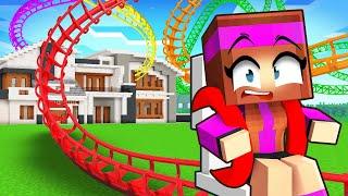 Jai construit un Parc DAttraction secret dans ma maison sur Minecraft 