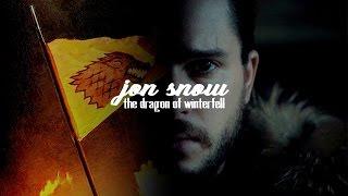 jon snow  the dragon of winterfell