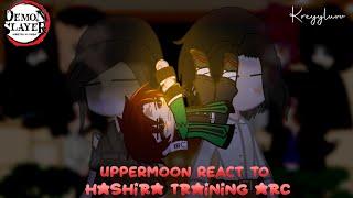 Uppermoon + muzan React To Hashira Training Arc  eps 8  credits on description  kreyyluvv