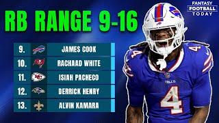 Pros & Cons of Running Backs Ranked 9-16 Round 2-3 Breakdown Part 1  2024 Fantasy Football Advice