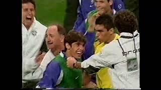 BRASIL 1X0 TURQUIA SEMI FINAL COPA 2002 GLOBO