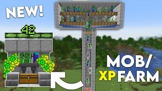 Minecraft EASIEST MOB XP FARM Tutorial 1.19 Improved Version