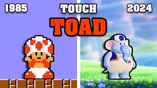 How fast can you touch a Toad in every Mario game?