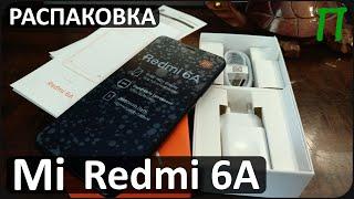 Распаковка Xiaomi Redmi 6A  Комплектация и внешний вид