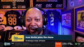 Sam Webb on he the Paul Finebaum Show I think Ryan Day is a walking excuse