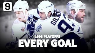 Every Toronto Maple Leafs Playoff Goal from the 1993 Stanley Cup Playoffs  NHL Throwback