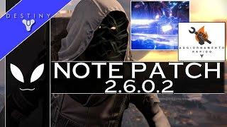 DESTINY XUR Presenta - Note dellHot-Fix 2.6.0.2