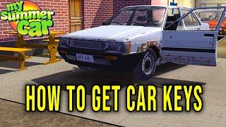 DRIVABLE LAMORE - HOW TO GET CAR KEYS - My Summer Car