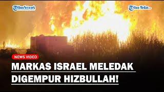 MARKAS ISRAEL Meledak DAHSYAT di Ruwaisat Seusai Digempur Habis-habisan oleh Hizbullah