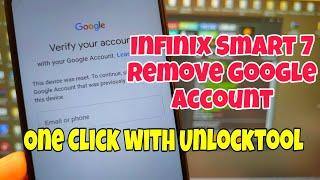 Infinix Smart 7 x6515 Remove Google Account Bypass FRP. UnlockTool