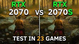 RTX 2070 vs RTX 2070 SUPER  Test In 23 Games at 1080p  2023