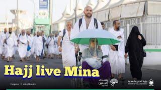 Hajj 2022 Makkah Live mina stoning of the Devil Shaitan Rami jamarat live