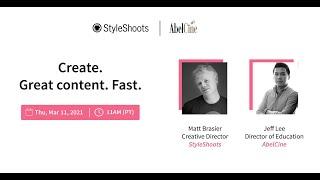 Content Innovation A Conversation with Matt Brasier of StyleShoots