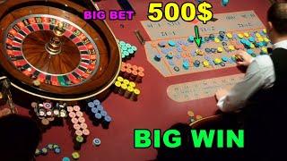 BIGGEST BET 500$ IN NUMBER BIG WIN IN ROULETTE HOT SESSION BET CHIPS 100$ ️ 2024-07-08