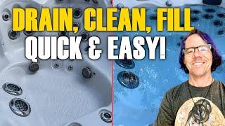 Clean Drain and Refill a Hot Tub - Step by Step