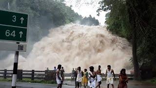 15 TERRIBLES MOMENTOS DE OLAS MONSTRUOSAS CAPTADAS POR CÁMARAS *DESASTRES NATURALES*