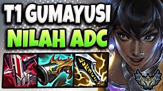 T1 Gumayusi Nilah vs Miss Fortune  ADC  Korea Challenger Patch 14.16 