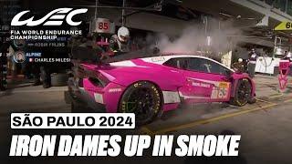 Iron Dames Up in Smoke  I 2024 Rolex 6 Hours of São Paulo I FIA WEC