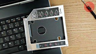 Карман для SSD HDD диска вместо привода на ноутбуке Dell E5420  Caddy с Китая