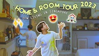 Home & Bedroom Tour 2023 — OFW living in Singapore ️ • Red Diaz