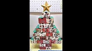 Christmas Tree Advent Calendar on the Scan N Cut October 25 2023