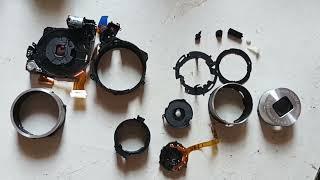 bongkar lensa canon ixus  lens Disassembly #howto