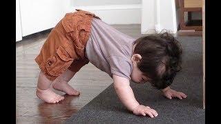 FUNNY BABIES Doing Yoga -  Cute Baby Doing Exercises Compilation