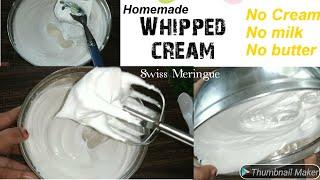 Homemade whipped cream without creamLockdown creamdine and decor