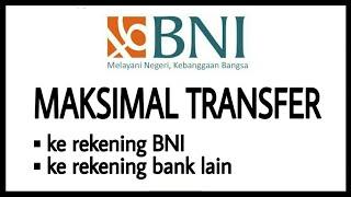 Limit Transfer Bank BNI
